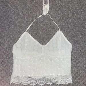 Lace crop top